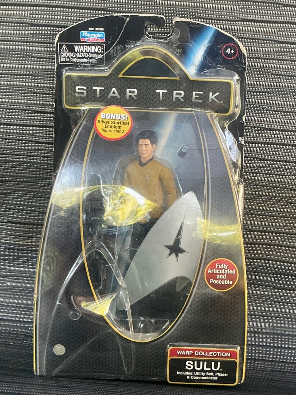Star Trek 2009 Hikaru Sulu Warp Collection 6 Inch Action Figure Playmates New